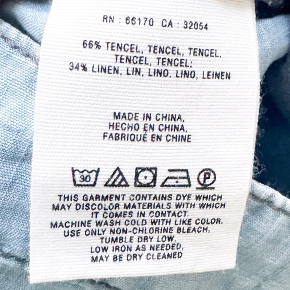 Pilcro Chambray Tencel and Linen Blend Jeans - Picture 8 of 10